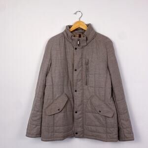 GIMO's Men's Quilted Jacket Gray Size 52